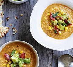 Grilled Corn Bisque